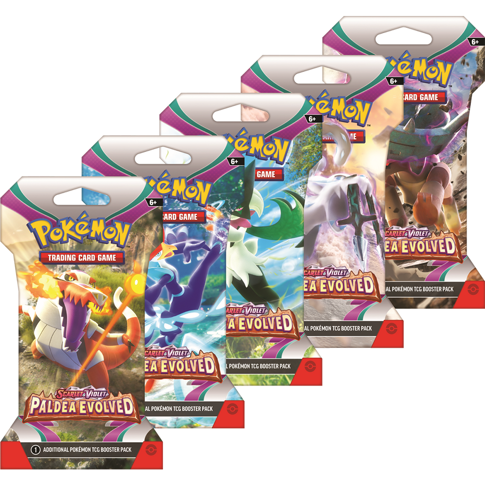 Paldea Evolved Sleeved Booster Pack (Random Style)