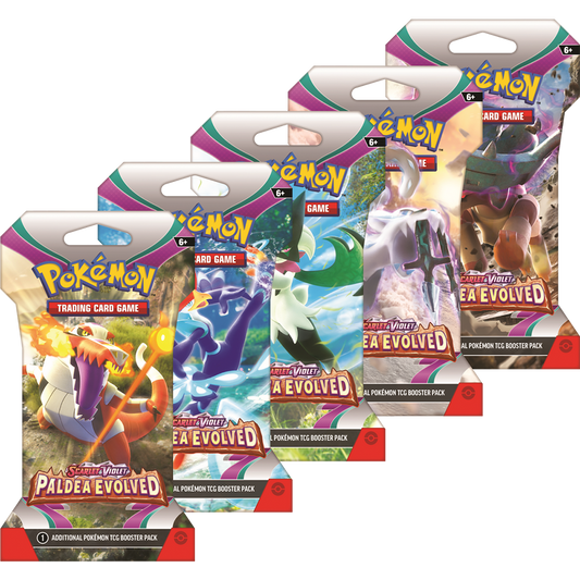 Paldea Evolved Sleeved Booster Pack (Random Style)