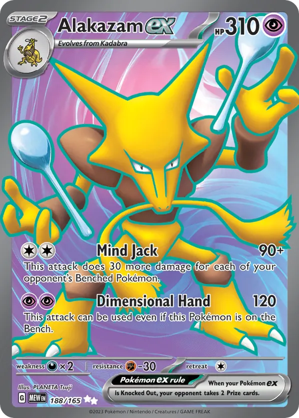 Alakazam ex 188/165