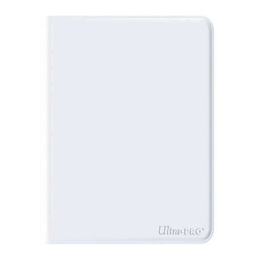 Ultra Pro Zippered PRO Binder 12 Pocket Vivid White